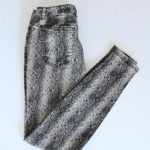 Snakeskin Print Pants ~ Women’s Size S